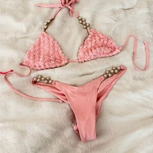 Bahimi Bikini Set- Rose and Pearl Gold